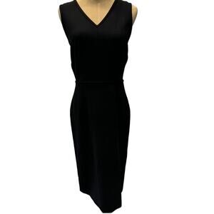 Classiques Entier Blk Dress Size 8 Sexy, Cocktail, vneck,  Zipper down back